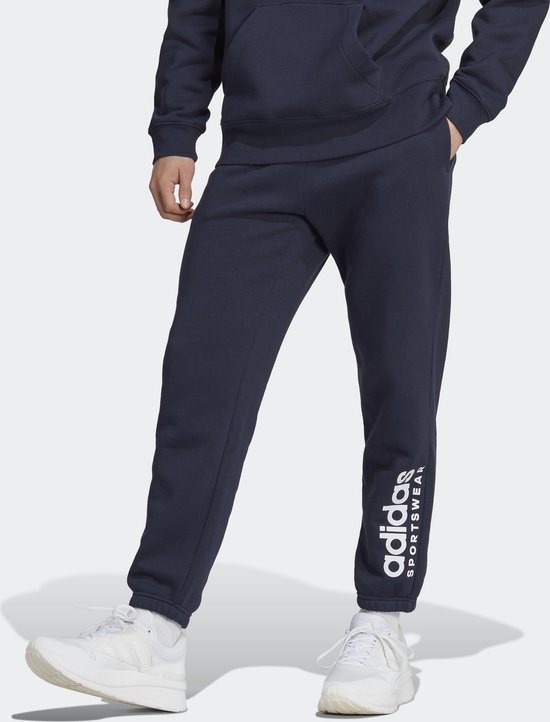 adidas Sportswear All SZN Fleece Graphic Broek - Heren - Blauw - L