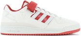 adidas Originals Forum Low - Heren Sneakers Schoenen Wit-Rood GW2043 - Maat EU 45 1/3 UK 10.5