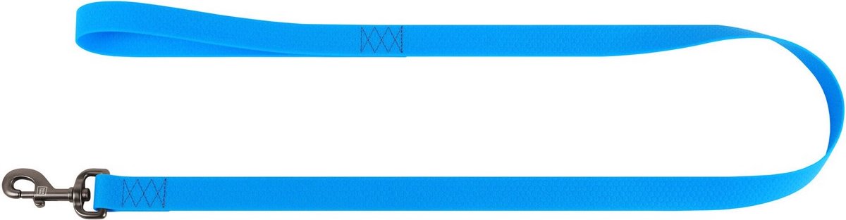 WAUDOG Waterproof Hondenlijn / Hondenriem - Collartex - Blauw - Breedte 15 mm - Lengte 122 cm - Geschikt voor middelgrote honden