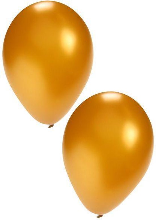 Ballon 50 x goud nr 12