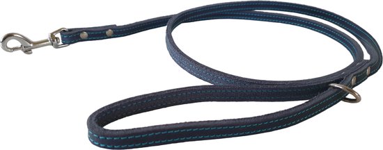JACK AND VANILLA Gevet Lederen Hondenriem / Hondenlijn - Blauw ...