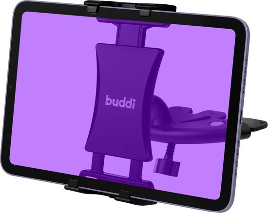 Buddi Universele CD-Speler Auto Houder voor Telefoon, Tablet en iPad - Autohouder met Sleuf Houder - CD Slot Tablethouder - 360 Graden Draaibaar