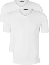 Schiesser Authentic T-shirt V-hals - 2-pack - wit -  Maat M