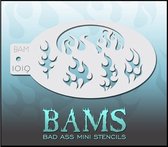 Bad Ass BAM stencil 1019