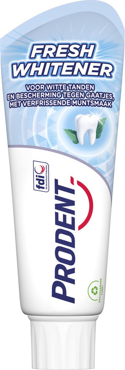 Prodent Fresh WhiteningTandpasta - 12 x 75 ml - Voordeelverpakking - Prodent
