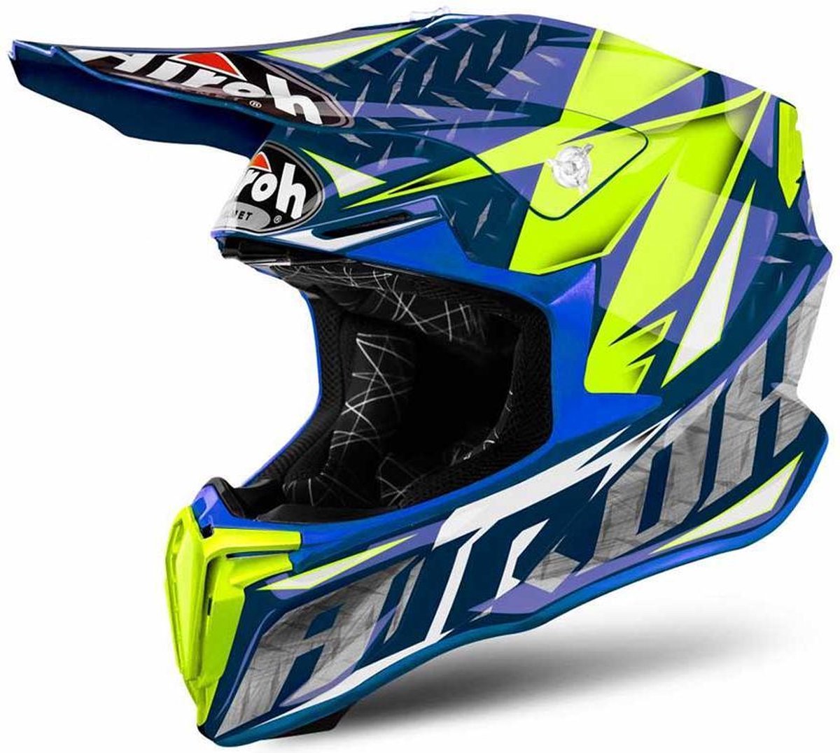 Casque Motocross Airoh Twist Iron Blue Gloss-XL | bol
