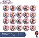 Bal - Voordeelverpakking - Gabby's Dollhouse - 23 cm - 20 stuks