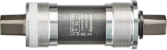 Shimano Un-300 Bsa Trapaslager Zilver 73 mm / 122 mm — afbeelding 3