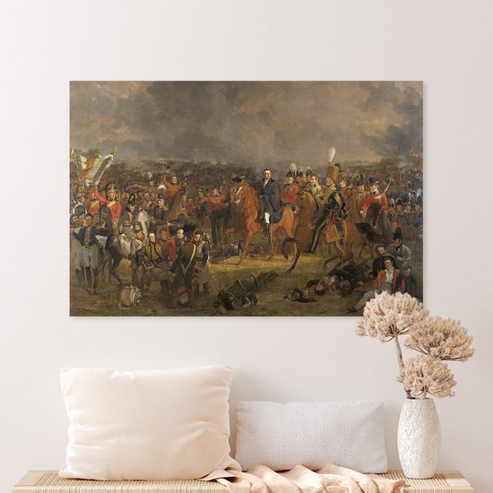 Plexiglas Schilderij Slag bij Waterloo