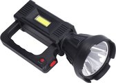 LED Zaklamp - Op Batterij - Grote Schijnwerper - 2000 Lumen - Zoeklicht