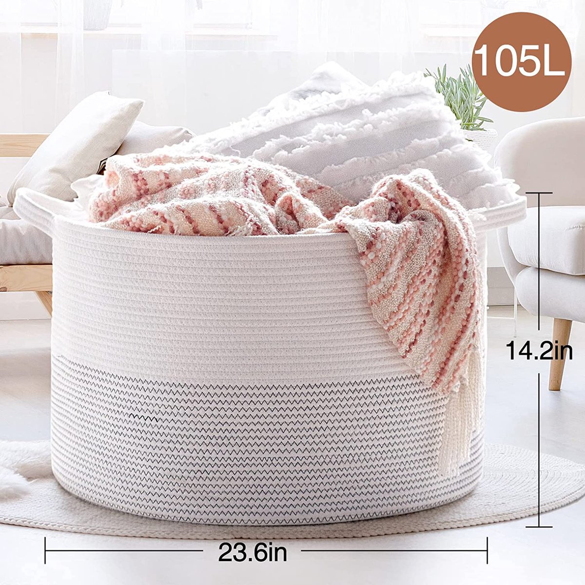 1pc Panier À Linge Pliable En Tissu Oxford, Panier De Rangement Pour  Vêtements De Grande Capacité - Temu Belgium