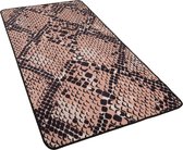 Tapis de passage imprimé Tuyaux 67x170cm python peau de bête