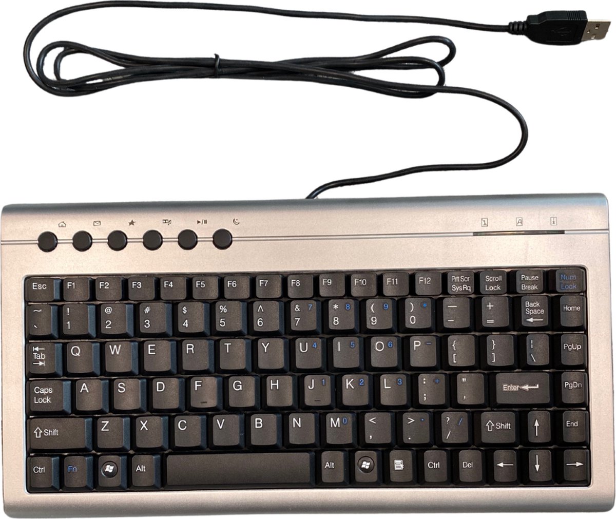 Bakker Elkhuizen compact toetsenbord ergonomisch - QWERTY - type SQ