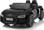 Tweepersoons elektrische bestuurbare kinderauto Audi R8 Spyder zwart - 3,6 km/u