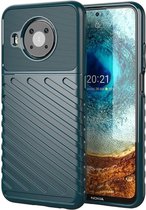 Nokia X10 / X20  Hoesje TPU Thunder Design Groen
