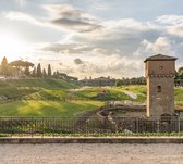 Oude renbaan van het Circus Maximus in Rome - Fotobehang (in banen) - 250 x 260 cm