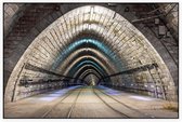 Verlichte Bratislavske Metro - Foto op Akoestisch paneel - 150 x 100 cm