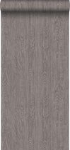 Origin behang houten planken met nerf taupe - 347556 - 53 cm x 10.05 m