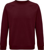 SOLS Unisex Adult Space Organic Raglan Sweatshirt (Bourgondië)