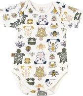 Frogs en Dogs- kraamcadeau - baby - Romper - maat 50