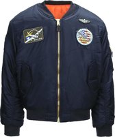 Fostex MA-1 bomber jack USAF blauw- Heren