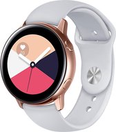 Case2go - Bandje geschikt voor de Huawei Watch 2 / Huawei Watch GT 2 - Siliconen Smartwatchbandje compatibel met  Huawei Smartwatch - 42 MM - Wit