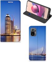 Hoesje Xiaomi Redmi Note 10S | 10 4G | Poco M5s Telefoonhoesje Tekst Erasmusbrug Rotterdam