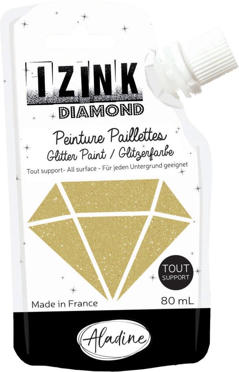 Goud Glitterverf Izink Diamond
