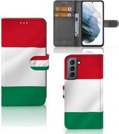 Telefoonhoesje met Pasjeshouder Geschikt voor Samsung Galaxy S21 FE Bookcase Hongarije