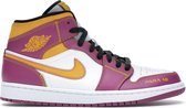 Nike Air Jordan 1 Mid DOD, White/University Gold, DC0350 100, EUR 42