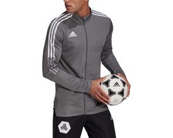 adidas - Tiro 21 Track Jacket - Trainingsjack - S - Grijs