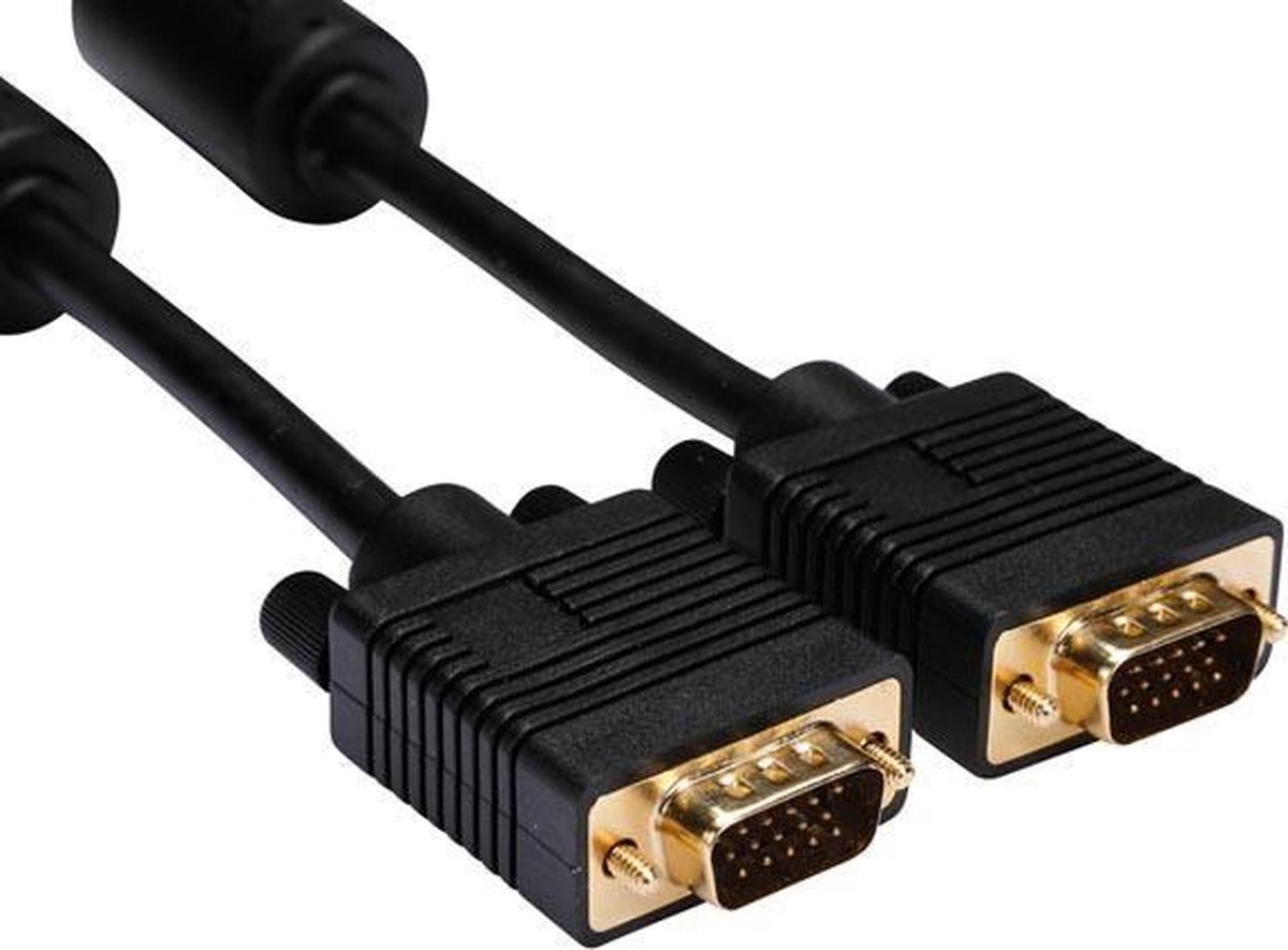 Velleman Vga/Svga-Plug Naar Vga/Svga-Plug / Koper / Basis / 20.0 M / Verguld / M-M