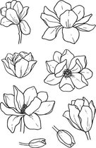 Magnolia Clear Stamps (JD040) (DISCONTINUED)