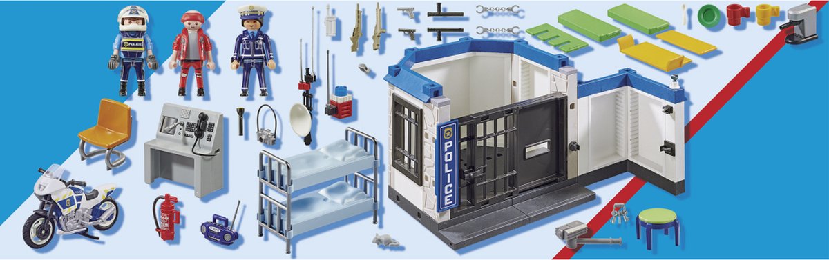 PLAYMOBIL City Action Politie: ontsnapping uit de gevangenis - 70568 — afbeelding 17