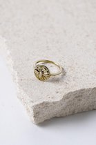 Sissy-Boy - Goldplated ring met muntje