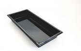 Tapastrays 250x120x30mm 1-vaks APET Zwart (400 st.)
