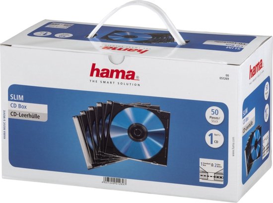 Hama Cd Slim Box - 50 pièces