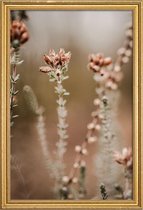 JUNIQE - Poster met houten lijst Nature Out Of Focus -40x60 /Bruin &