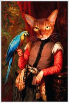 JUNIQE - Poster met kunststof lijst Little Prince -40x60 /Kleurrijk