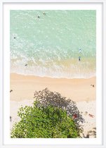 Poster Met Witte Lijst - Surinaamse Strand Poster