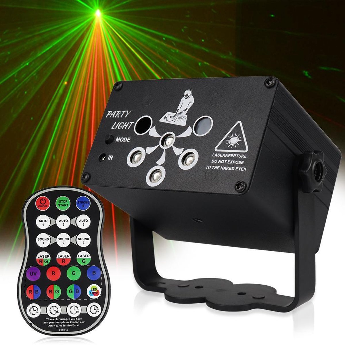 Party Laser Lamp - Feestverlichting - Afstandsbediening - Disco Lamp |  bol.com