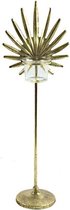 Non-branded Theelichthouder Soleil 45 Cm Staal/nikkel Goud