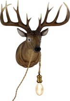 Wandlamp - Dierenlamp Hert Harry - H 74 cm