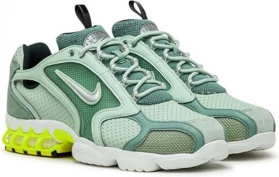 green nike air zoom spiridon cage 2 sneakers