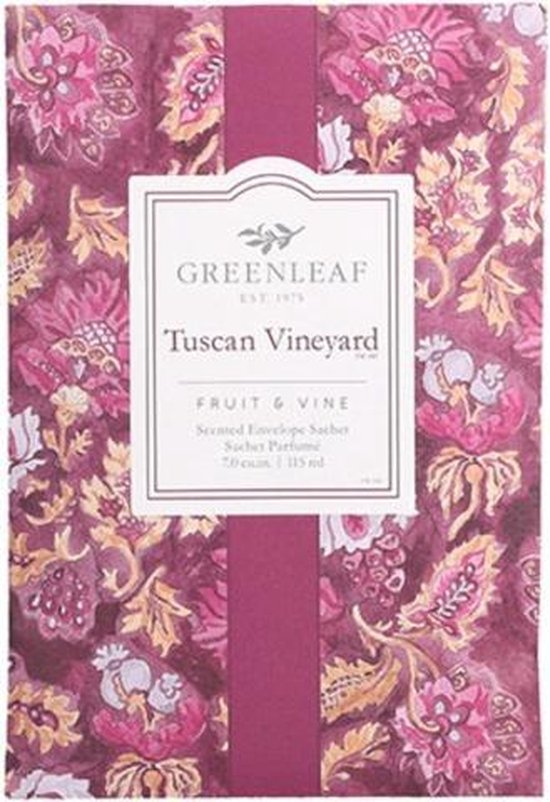 Greenleaf Geurzakje Tuscan Vineyard 17 Cm Paars