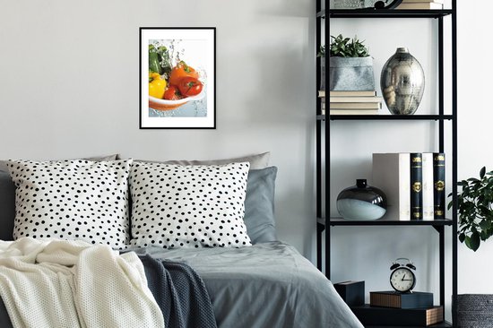 Cadre photo avec affiche - Légumes - Water - Passoire - 30x40 cm - Cadre pour affiche