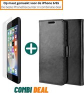 iphone 6 hoesje zwart | iPhone 6 A1549 beschermhoes full body | iPhone 6 wallet hoes zwart | hoesje iphone 6 apple | iPhone 6 boekhoesje + iPhone 6 tempered glass screenprotector