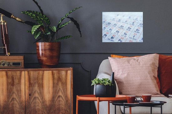 Tableau périodique sur feuille de papier affiche 40x30 cm - petit - Tirage photo sur Poster (décoration murale salon / chambre)