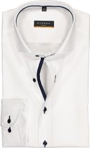 ETERNA Slim Fit overhemd - wit (stretch) - Strijkvrij - Boordmaat: 44