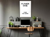 Artgeist - Schilderij - Player One - Multicolor - 40 X 60 Cm